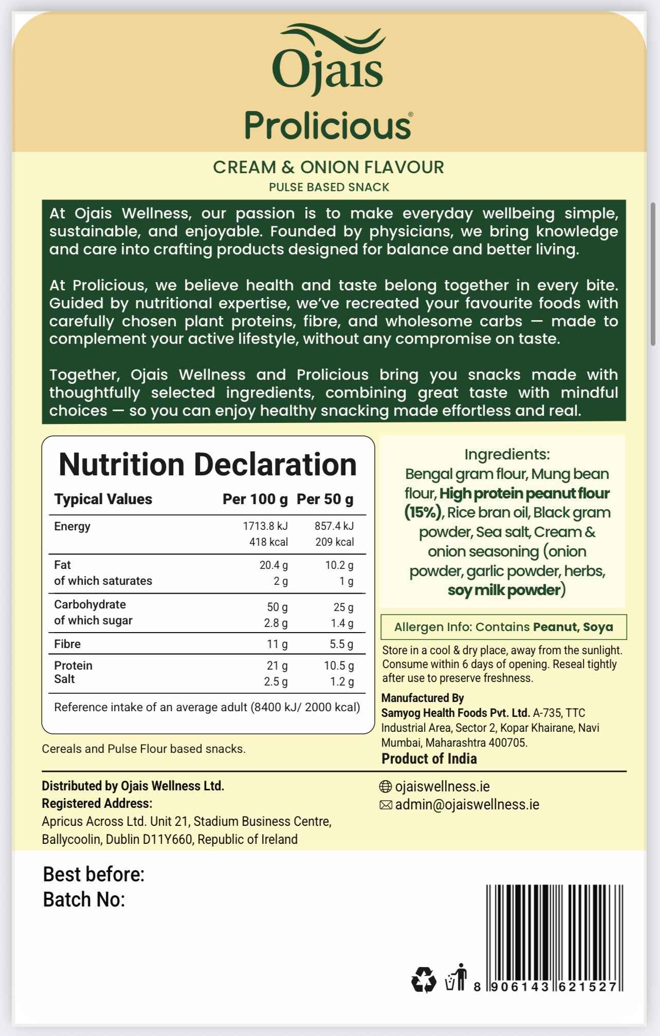 PROTEIN SAVOURY THINS - GLUTEN FREE - 6 PACKETS ( 3 X CREAM & ONION, 3 X PERI PERI )