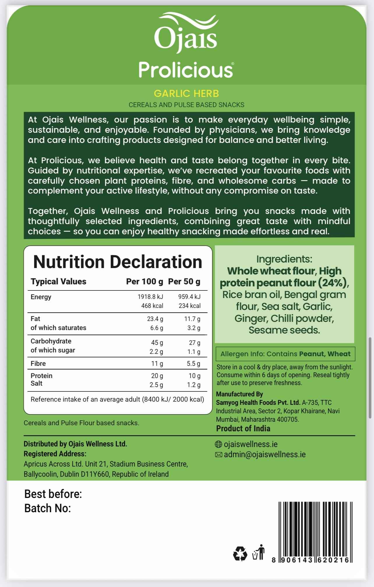 PROTEIN SAVOURY THINS - MIXED FLAVORS -6 packets ( 2 x Garlic & Herb, 2 x Tangy Tomato, 1 x Cumin seed, 1 x Fenugreek )