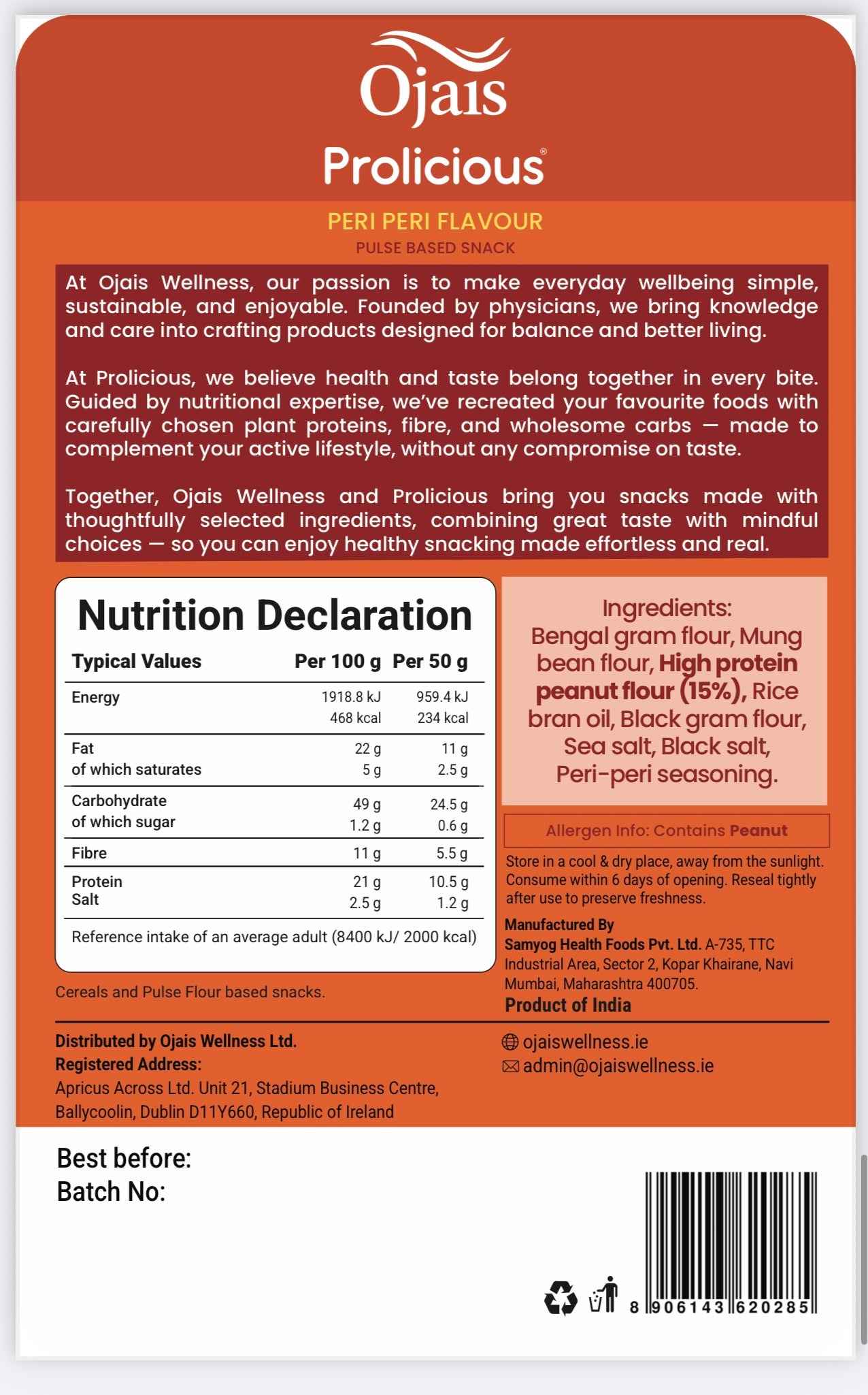 PROTEIN SAVOURY THINS - GLUTEN FREE - 6 PACKETS ( 3 X CREAM & ONION, 3 X PERI PERI )