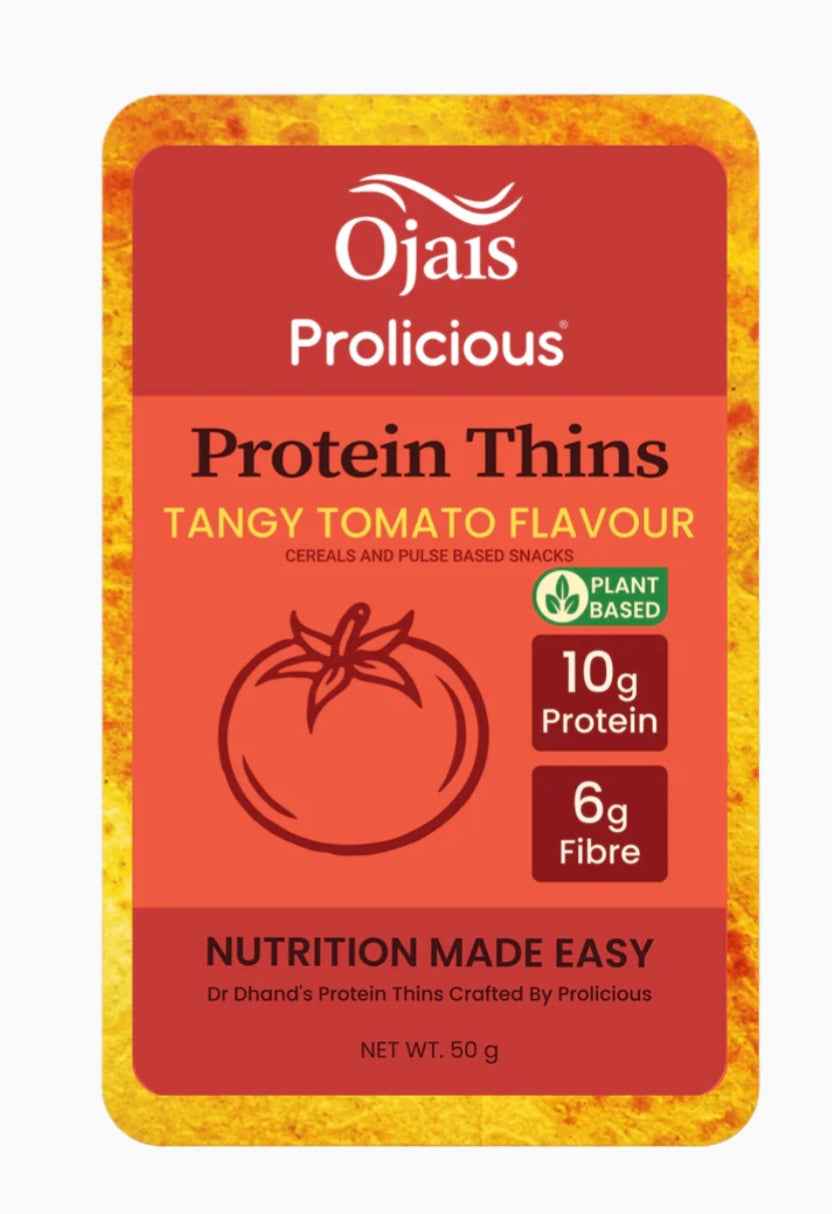 PROTEIN SAVOURY THINS - MIXED FLAVORS -6 packets ( 2 x Garlic & Herb, 2 x Tangy Tomato, 1 x Cumin seed, 1 x Fenugreek )