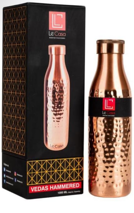 100% Pure Copper Water Bottle