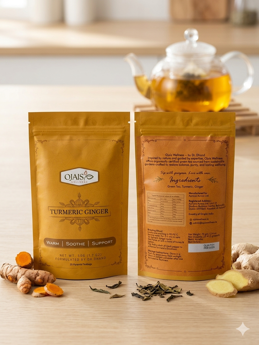 Turmeric Ginger Green Teabags