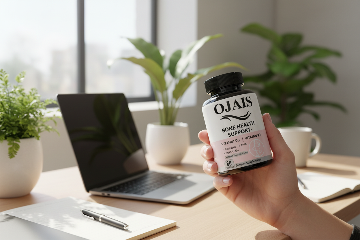 Bone Health Support lifestyle hand